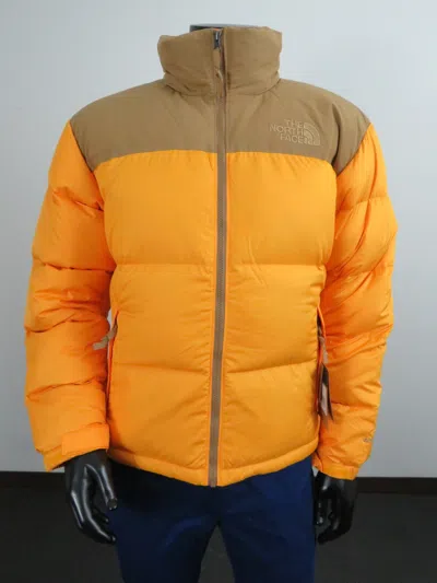 Pre-owned The North Face Mens Tnf  Eco Retro Nuptse 600-down Insulated Jacket Gold / Brown In Summit Gold / Utility Brown
