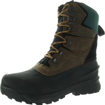 The North Face Mens Waterproof Leather Winter & Snow Boots In Multi