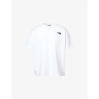 The North Face Mens White Denali Logo-print Cotton-jersey T-shirt