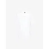The North Face Mens White Never Stop Relaxed-fit Cotton T-shirt In White
