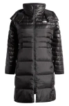 The North Face Metropolis Water Repellent 600 Fill Power Down Parka In Tnf Black