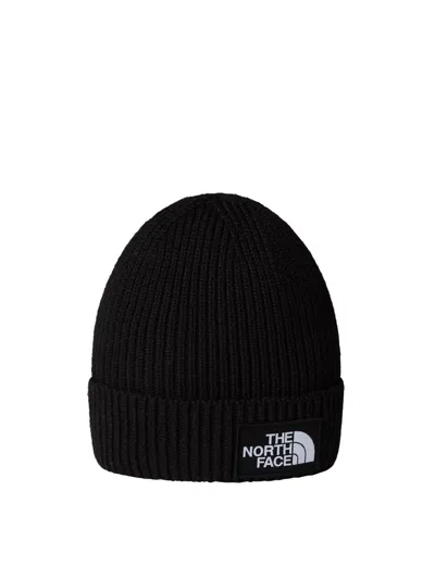 The North Face Mini Logo Beanie For Kids In Black