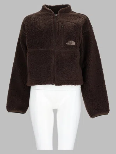 The North Face Mini Puffer Sports Jacket In Brown