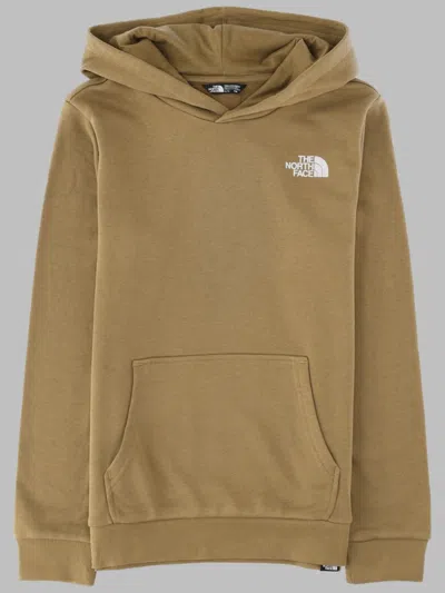 The North Face Mini Simple Dome Light Regular Hoodie For Boys In Brown