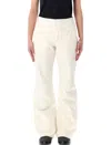 The North Face White Regular Flat Front Pants In White