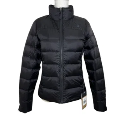 The North Face Minoqua Puffer Jacket Womens Xs Black Flare Down Full Zip App1003