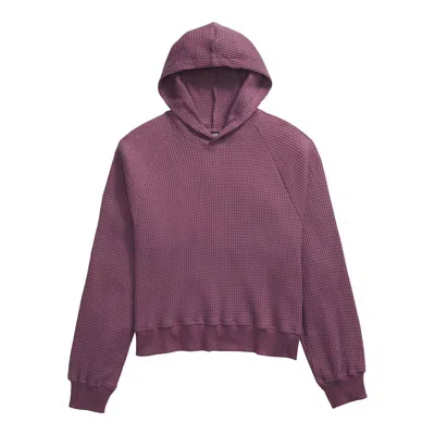 The North Face Mock Neck Chabot Hoodie In Midnight Mauve In Multi