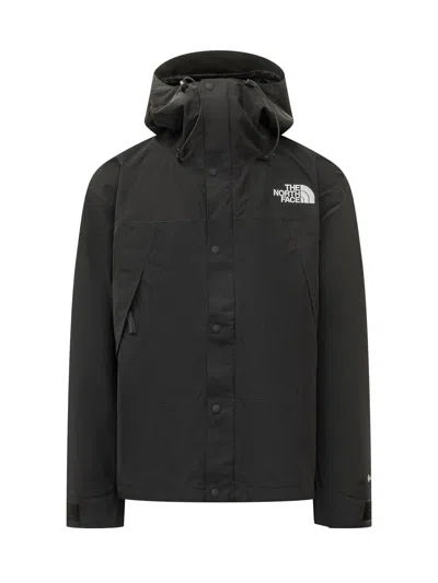 The North Face Modern Jacket With Hood And Button Closure In Black