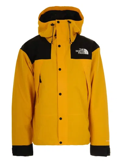 The North Face Mono Mountain Hooded Jacket In Yellow