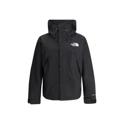 The North Face Hooded Mountain Jacket Adjustable Features In Tnf Black Jk3