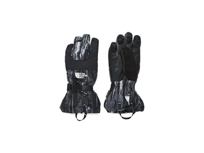 The North Face Montana Gloves Gloves Team Sports Tnf Black Impressions Print: Sm, Polyester In Transparent