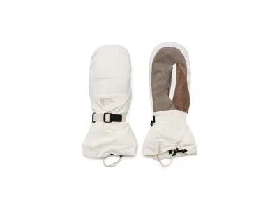 The North Face Montana Mitts Women's Gloves Team Sports White Dune: Sm, Polyester In Transparent