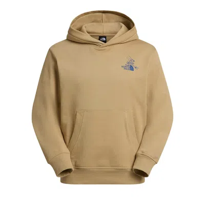 Pre-owned The North Face Mountain Celebration Relaxed Hoodie 'khaki Stone' | Tan | Men's Size S In Brown