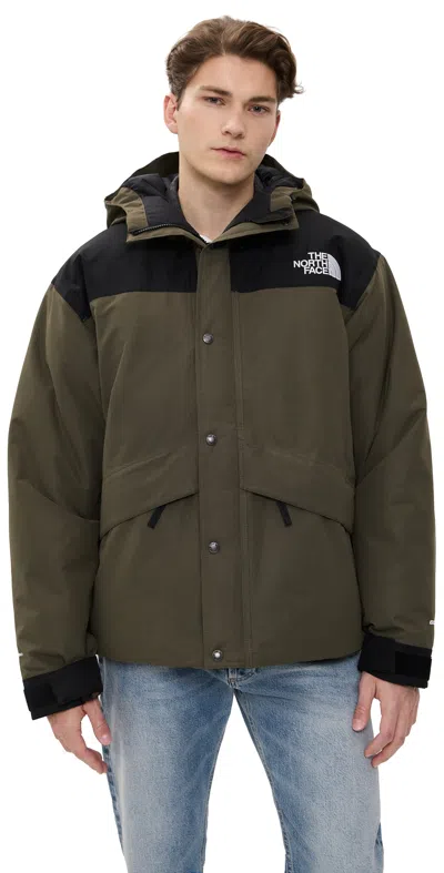 THE NORTH FACE MOUNTAIN DOWN JACKET NEW TAUPE GREEN/TNF BLACK