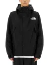 The North Face Dryvent Mono Black Jacket With Logo Printed On The Front In Tech Fabric Man In Black