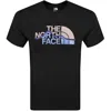 The North Face Mountain Line T Shirt Black In Black