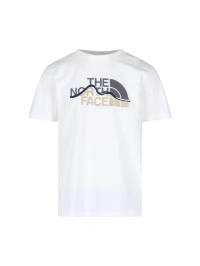 The North Face Mountain Line T-shirt In White
