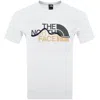 The North Face T-shirt Mountain Line Blanc In White
