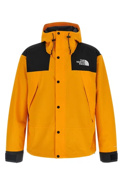 The North Face Dryvent Mono Nylon Windbreaker Jacket In Yellow