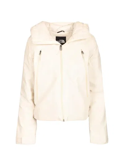 The North Face Mountain Range Hooded Jacket In Pink