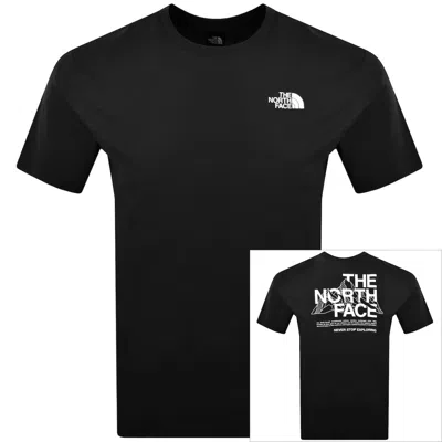 The North Face Mountain Sketch T Shirt Black