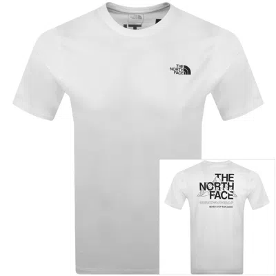 The North Face Mountain Sketch T Shirt White