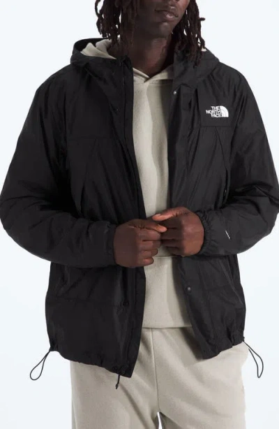 The North Face Mountain Hooded Waterproof Jacket In Black