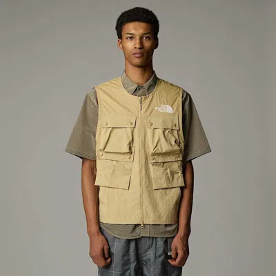 The North Face Mountain Wind Vest In Nude