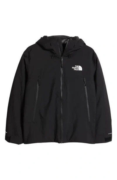 The North Face Mountain Range Hooded Down Jacket In Tnf Black