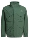 The North Face Multi-pocket Long-sleeved Jacket In Green