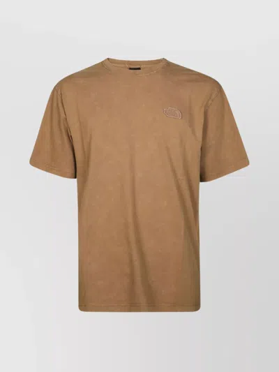 The North Face Nature Relaxed T-shirt Crew Neck Short Sleeves In Brown