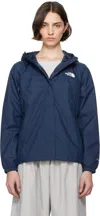 The North Face Navy Antora Rain Jacket In 8k2 Summit Navy