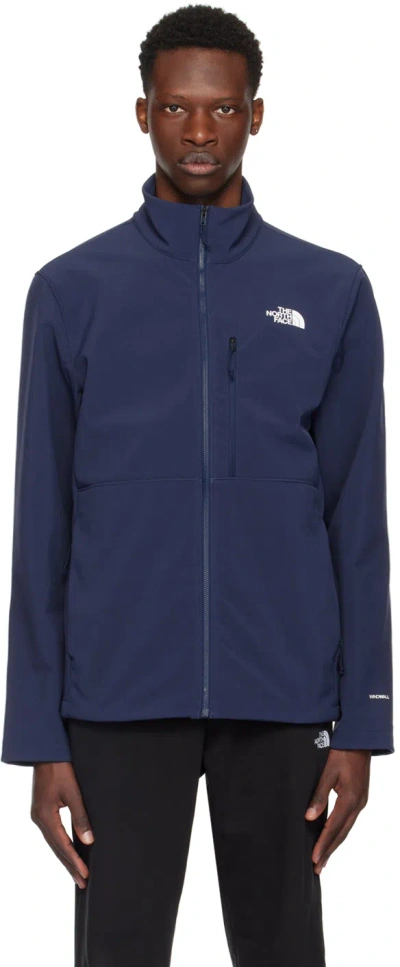 The North Face Navy Apex Bionic 3 Jacket In Summit Navy