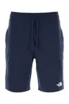 Shop The North Face Navy Blue Cotton Bermuda Shorts
