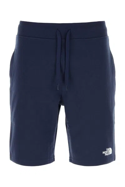 The North Face Navy Blue Cotton Bermuda Shorts