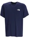 The North Face Man Short Sleeves Simple Dome Tee In Navy Blue