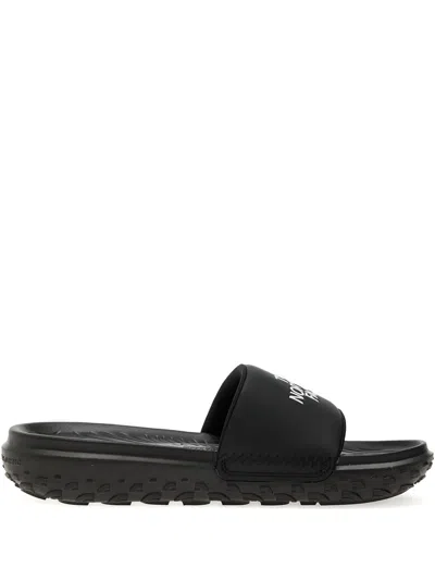 The North Face Never Stop Logo Slides In Black