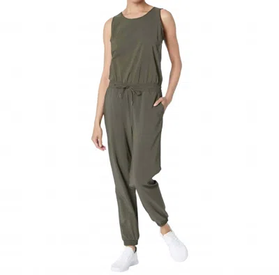 The North Face Never Stop Wearing Jumpsuit In New Taupe Green