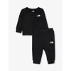 The North Face Nf Black Performance Two-piece Fleece Set 3-24 In Black