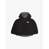 The North Face Nf Black/smoked Pearl Perrito Reversible Padded Down Jacket 3-24 In Black