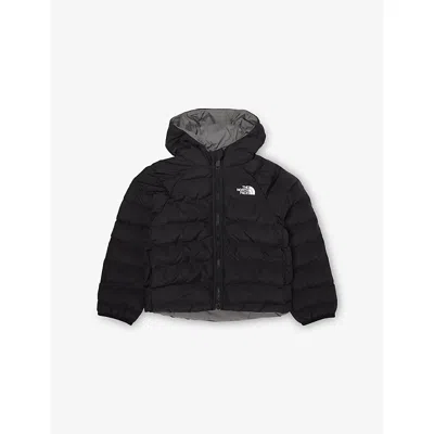 The North Face Kids' Nf Black/smoked Pearl Perrito Reversible Shell Jacket 2-6