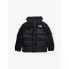 The North Face Nf Black/tnf Black Himalayan Hooded Shell-down Jacket 7-20 Years Xl In Black
