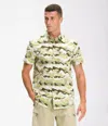 The North Face Nf0a55nd5m4 Men's Mountain Camo Button Up T-shirt Size Xl Ncl603 In Multi