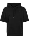 The North Face Man Short Sleeves Relaxed Hoodie In Black  