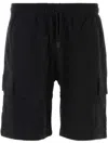 The North Face Cargo Shorts With Elastic Waistband And Side Pockets In Black  