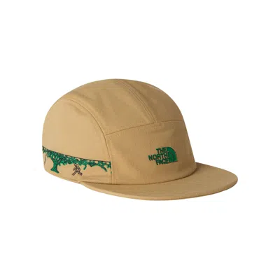 Pre-owned The North Face Norm Camp Hat 'khaki Stone/graphics' | Tan | Men's Size Onesize In Brown