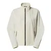 The North Face Lightweight Jacket With High Collar In White Dune