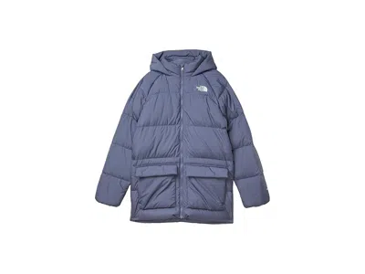 The North Face North Down Fleece-lined Short Parka (little Kid/big Kid) Kid's Coat Twilight Galaxy : Sm (7-8 Big Ki In Blue