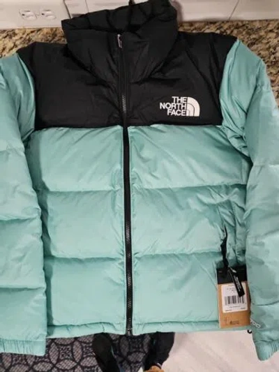 Pre-owned The North Face North Face Nuptse Jacket Women Size Medium Wasabi Green ?