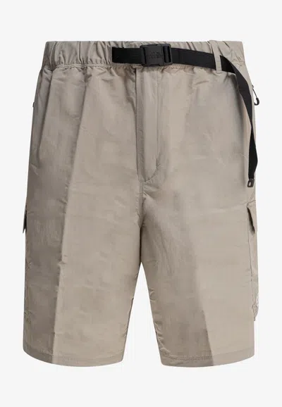 The North Face Nse Belted Cargo Shorts In Gray